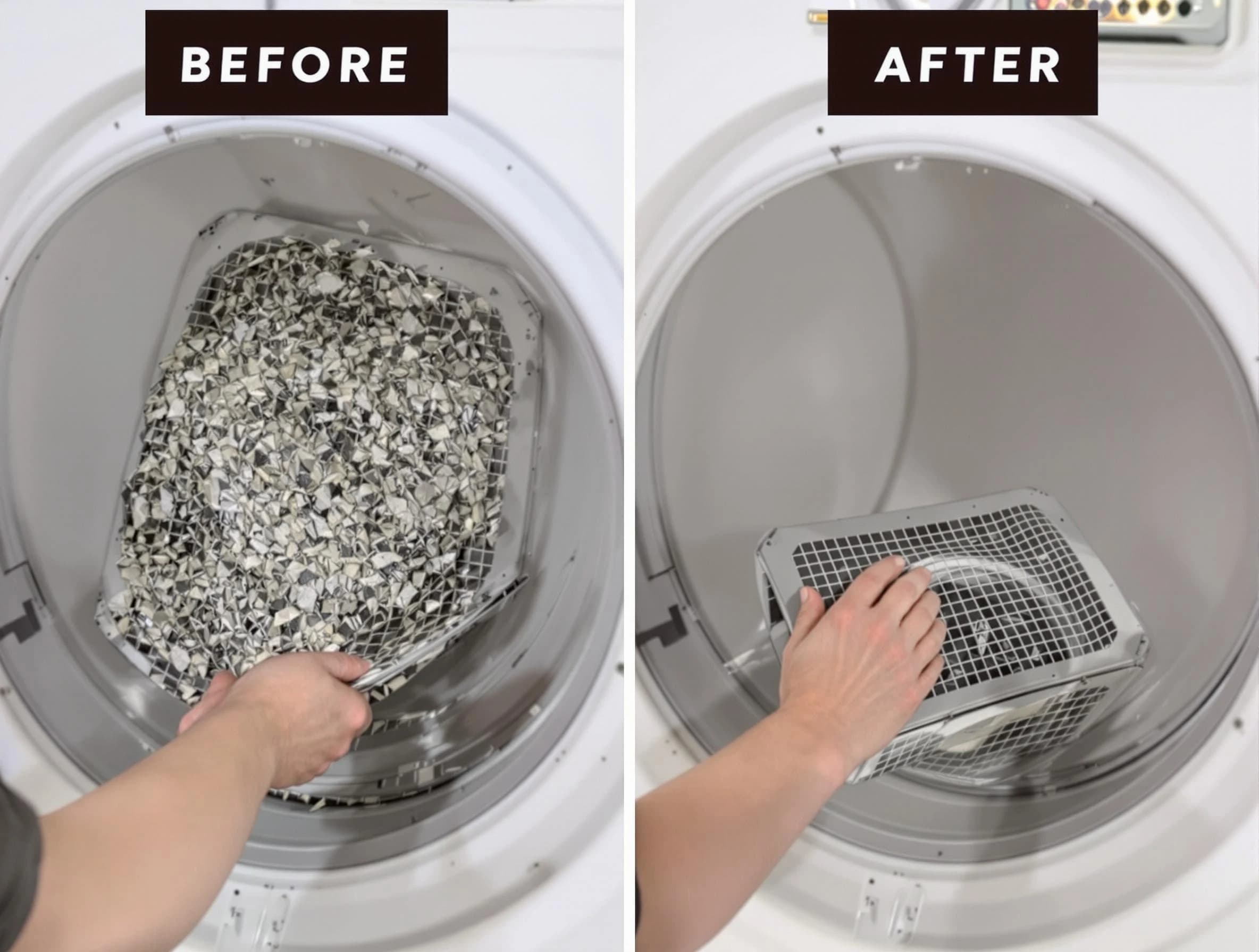 Professional lint trap cleaning by Cedar Hills Dryer Vent Cleaning in Cedar Hills