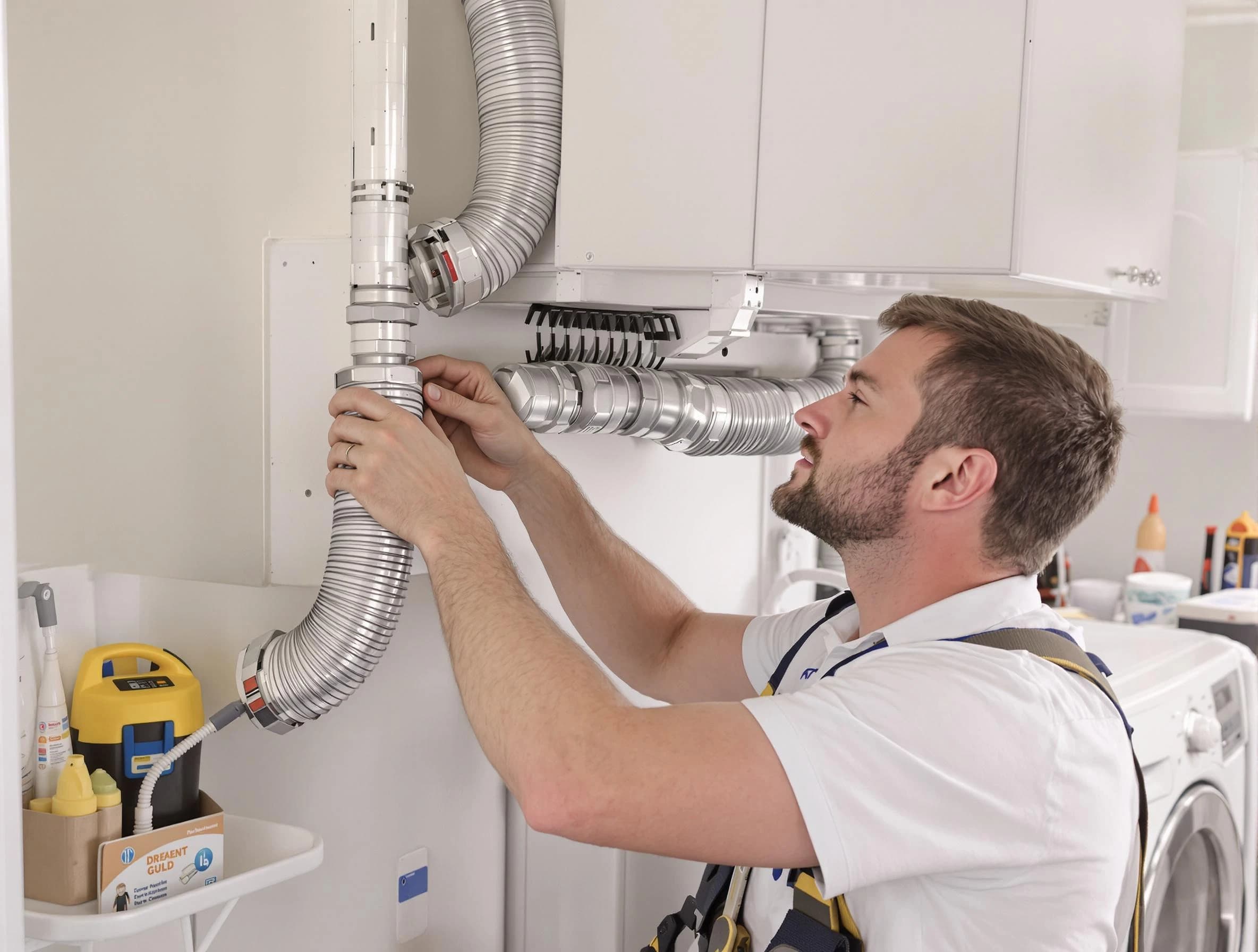 Professional dryer vent repair and installation by Cedar Hills Dryer Vent Cleaning in Cedar Hills