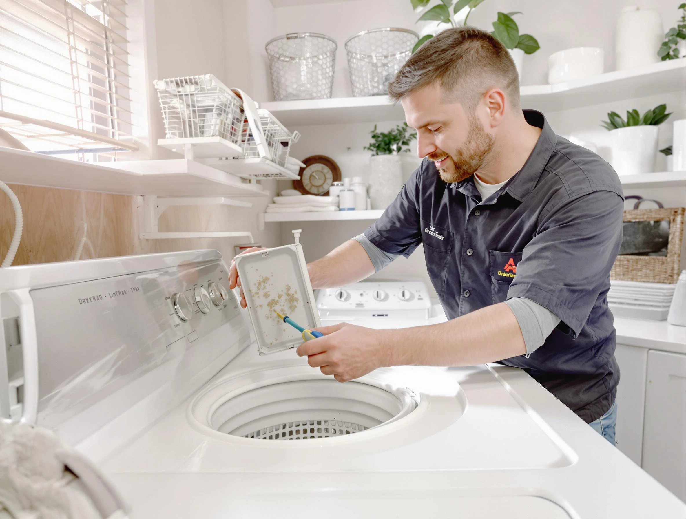 Cleaning Dryer Lint Trap in American Fork, UT